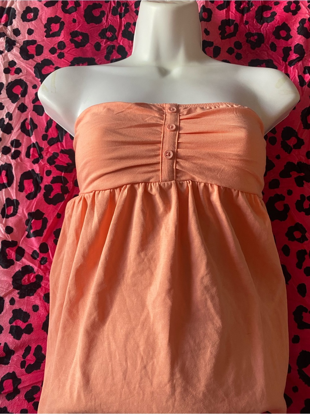 Frankee And Skylarr Y2K Babydoll Tube Top Woman’s Size Large